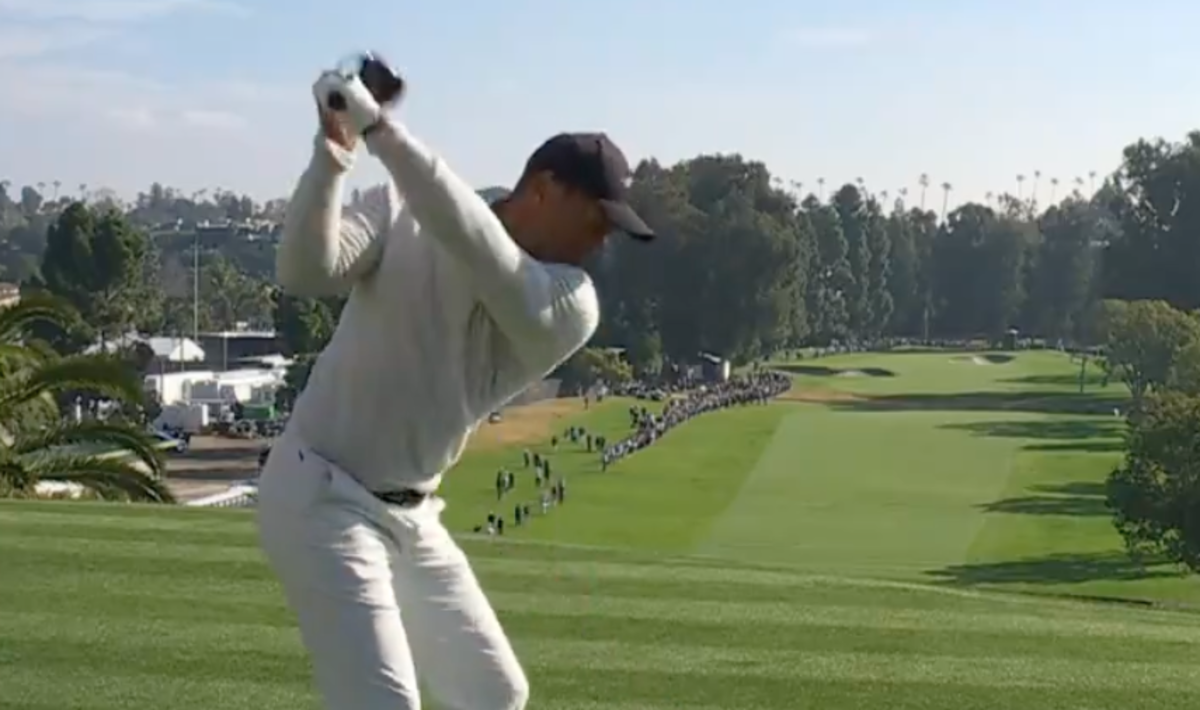 Video Tiger Woods First Golf Drive Of 2024 Is Going Viral The Spun   Screenshot 2024 02 15 At 123532 Pm 