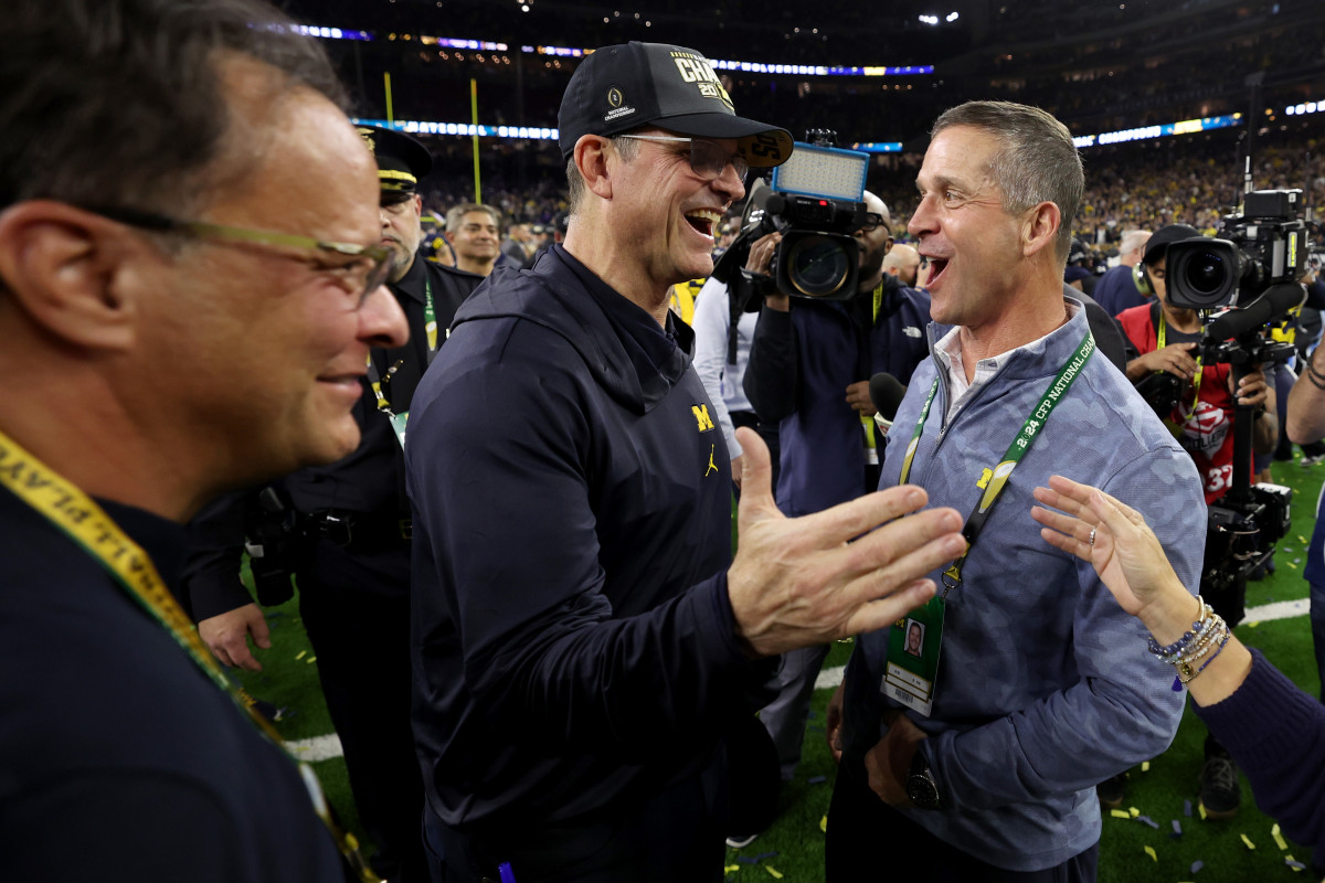 John Harbaugh Reacts To Facing Brother Jim During 2024 NFL Season - The ...