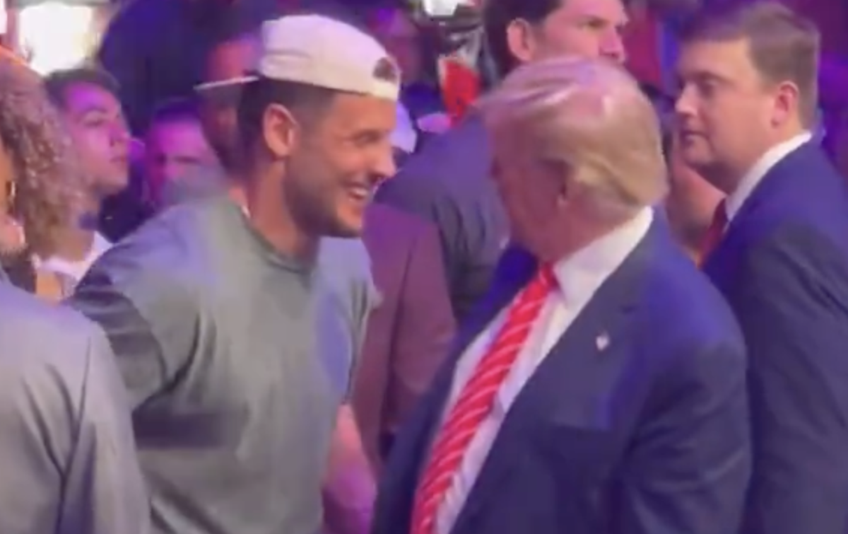 Everyone Has Same Reaction To Video Of Nick Bosa Meeting Donald Trump ...