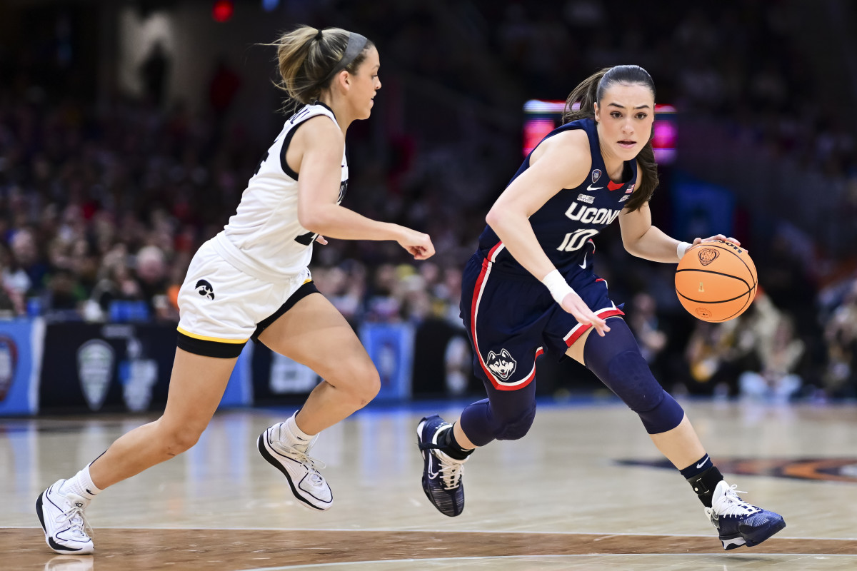 Meet The Breakout Star Of Iowa-UConn Game: Nika Muhl - The Spun