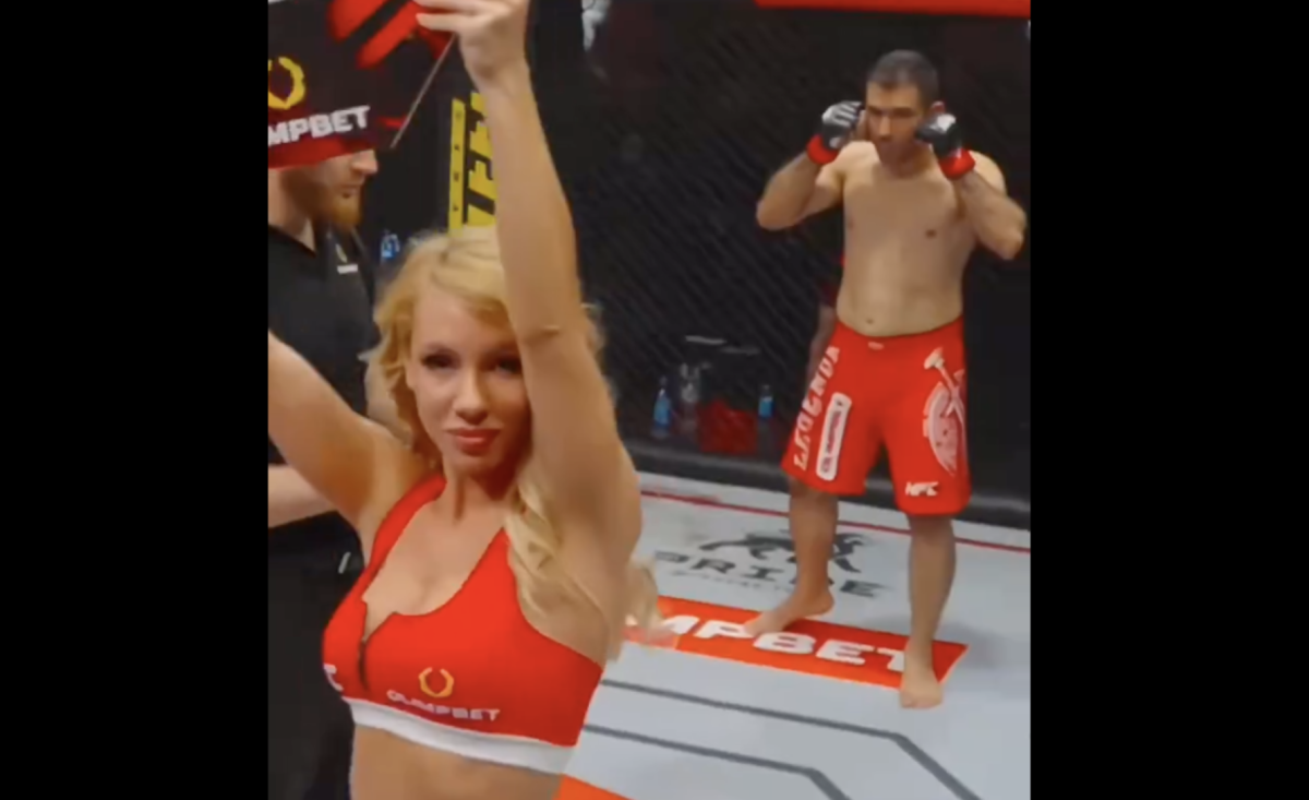 MMA Fighter Banned For Life For Despicable Ring Girl Act - The Spun