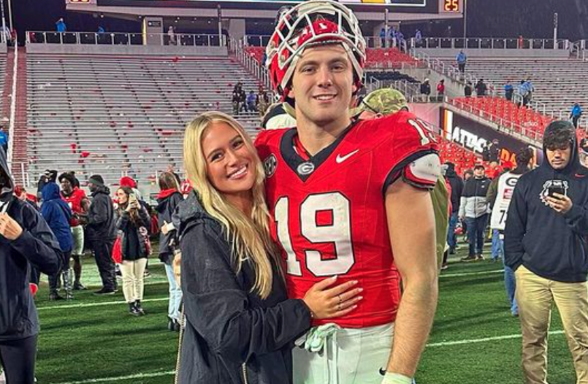 Brock Bowers' Girlfriend Is Going Viral Before The NFL Draft - The Spun