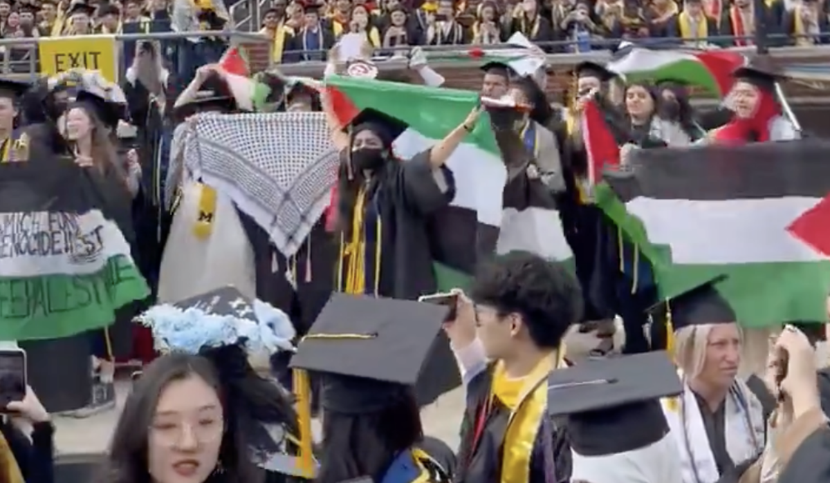 Protestors Interrupted Michigan's Graduation Ceremony On Saturday - The ...