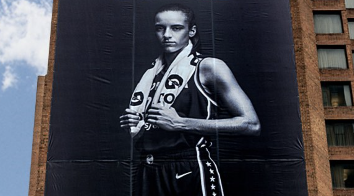 Photo Shows Massive Caitlin Clark, Gatorade Billboard In Indianapolis