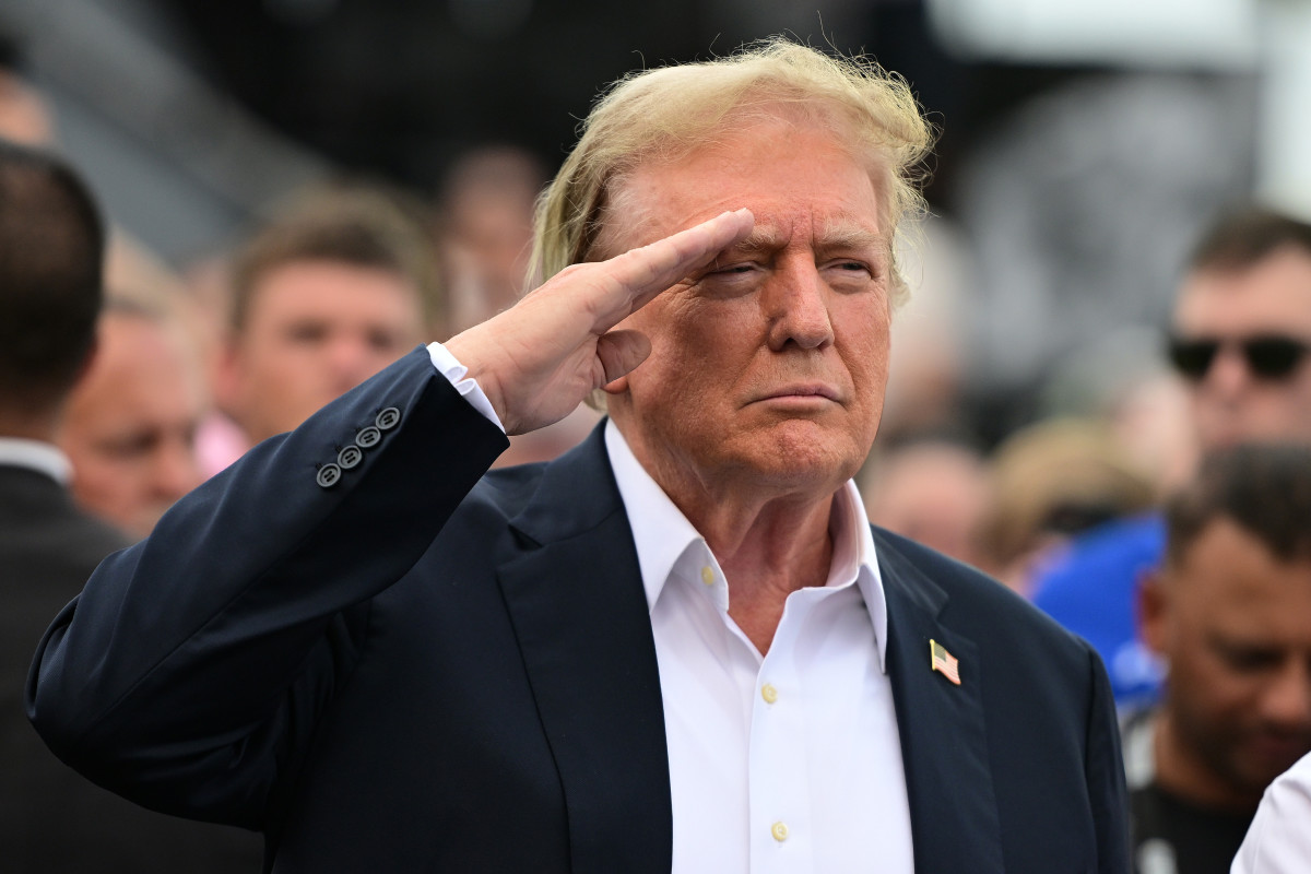 Donald Trump Made History At The CocaCola 600 On Sunday The Spun