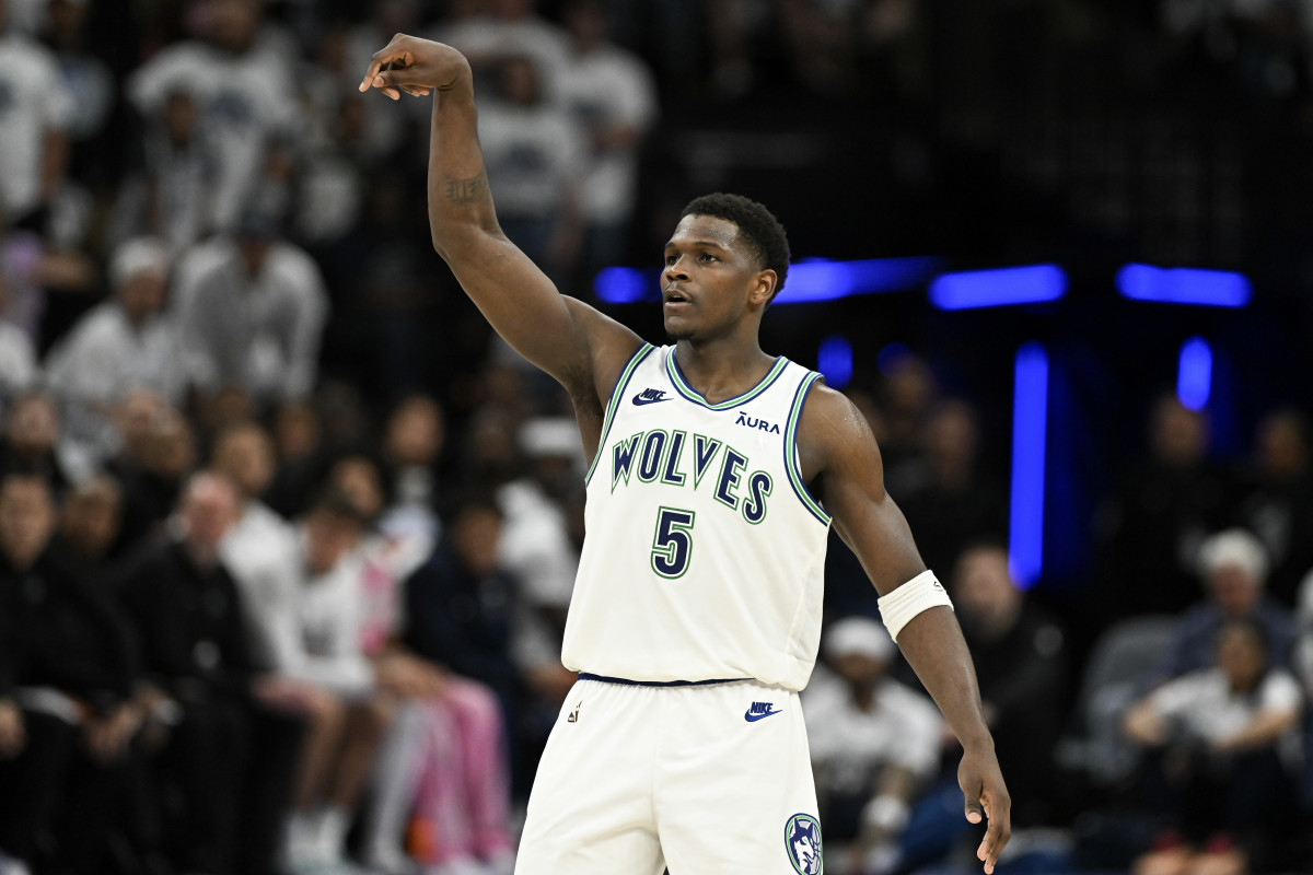 Minnesota Timberwolves guard Anthony Edwards.