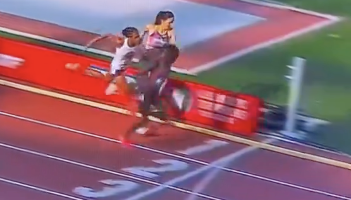 Video: Nasty Collision In 800M At U.S. Olympic Trials - The Spun