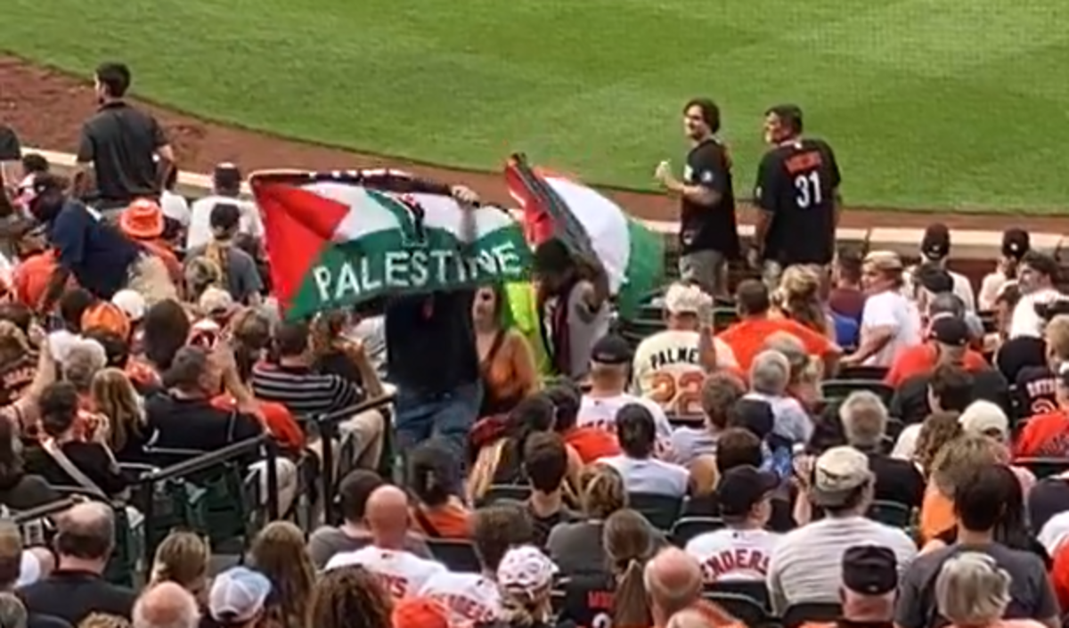 MLB Fans Kicked Out Of Game Wednesday For 'Free Palestine' Flags The Spun