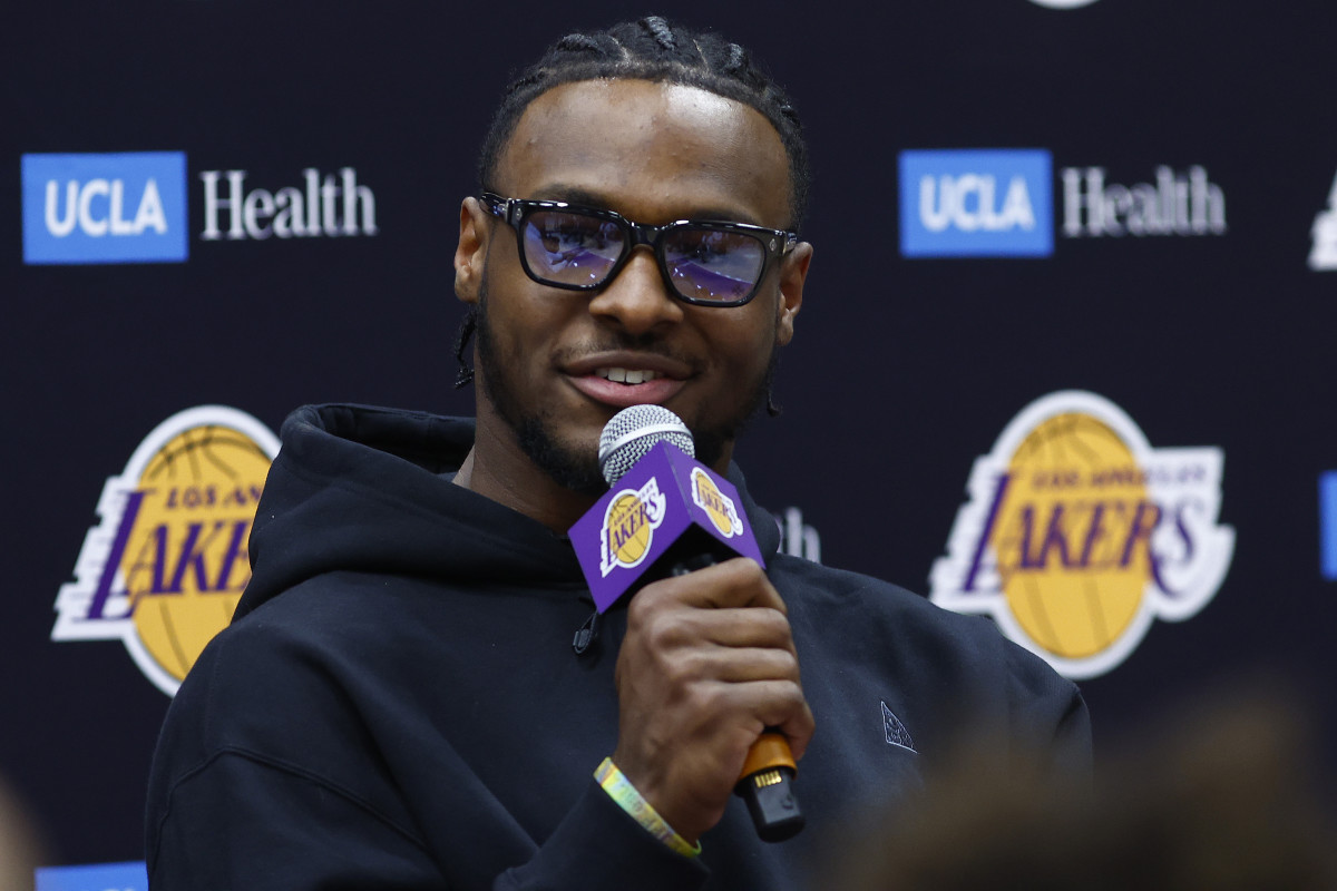 Video Bronny James Scores First Points Of Nba Summer League Career