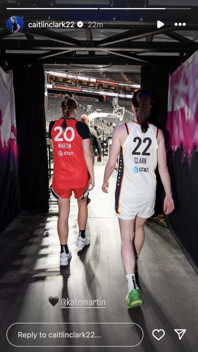 Caitlin Clark Shares Photo With Kate Martin Before Aces-Fever Game