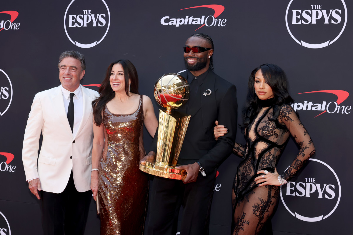 Jaw Dropping Swimsuit Photo Of Jaylen Brown S Girlfriend Is Going Viral   2024 Espy Awards   Arrivals 