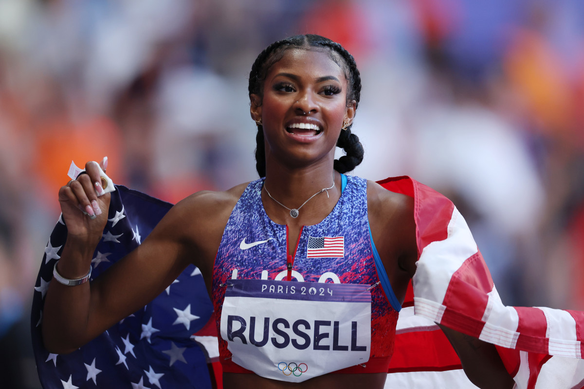 Video Masai Russell Wins 100m Hurdles Final In Thrilling Fashion The