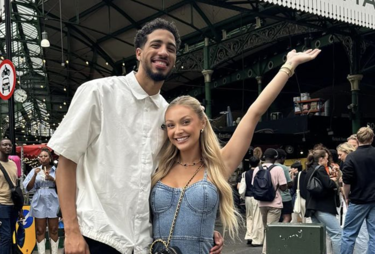 Tyrese Haliburton and Jade Jones.