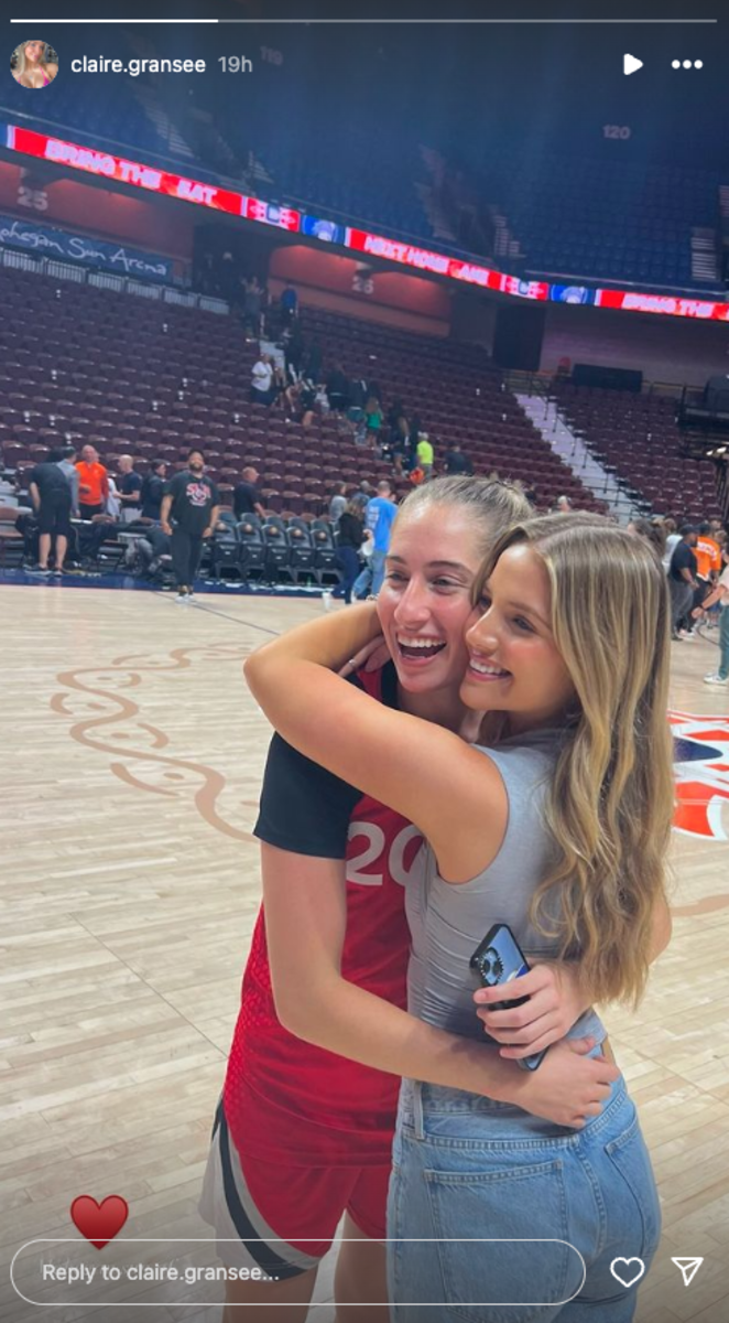 Kate Martin and her girlfriend.