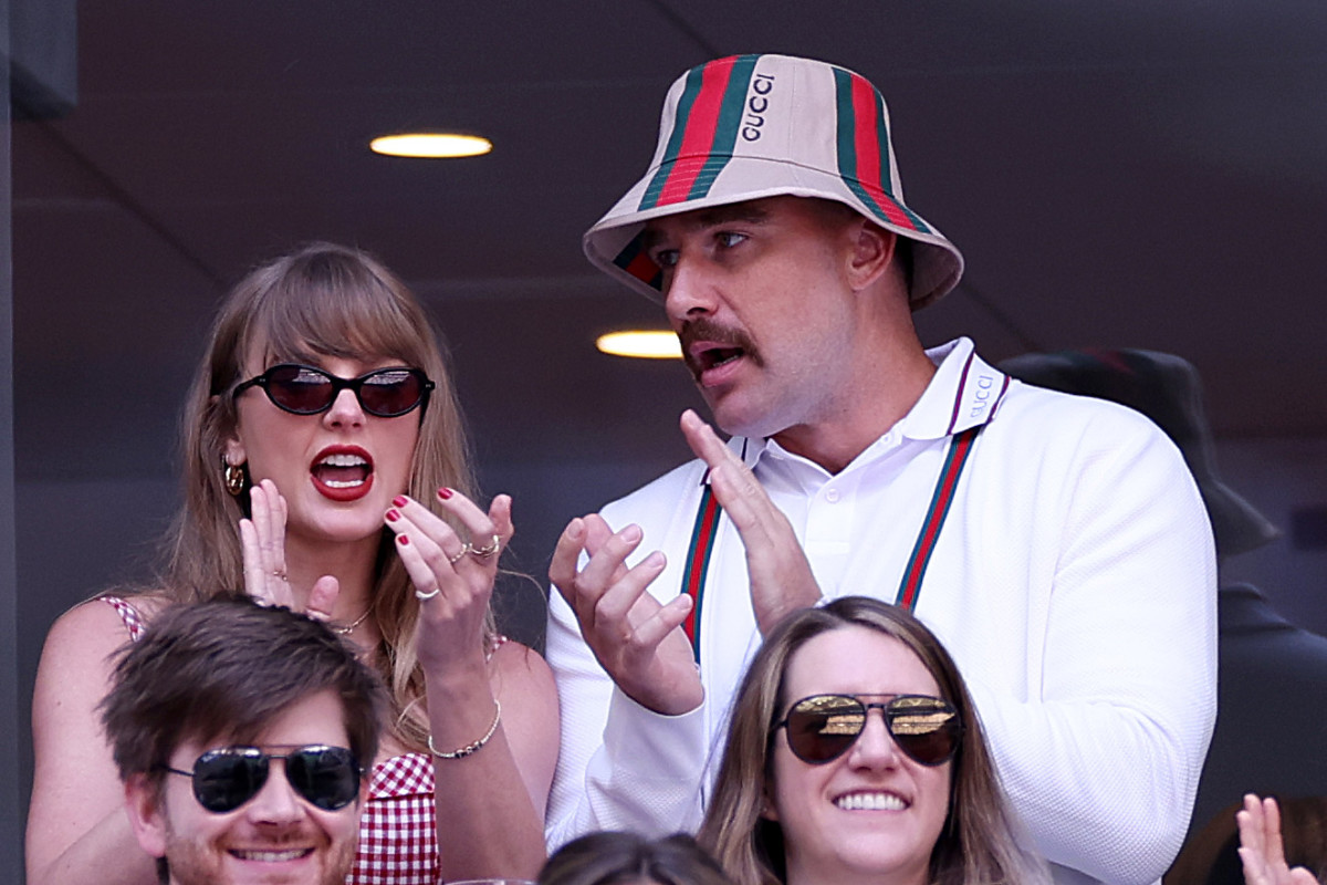 Taylor Swift and Travis Kelce at the US Open.