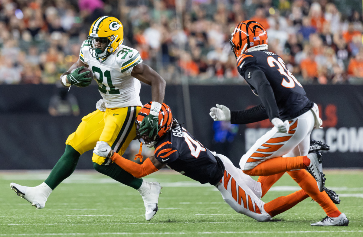 Emanuel Wilson, Packers run past Bengals