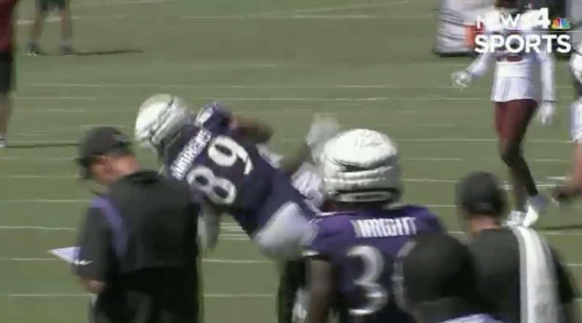 Commanders Player Injured After Being Body-Slammed By Mark Andrews ...