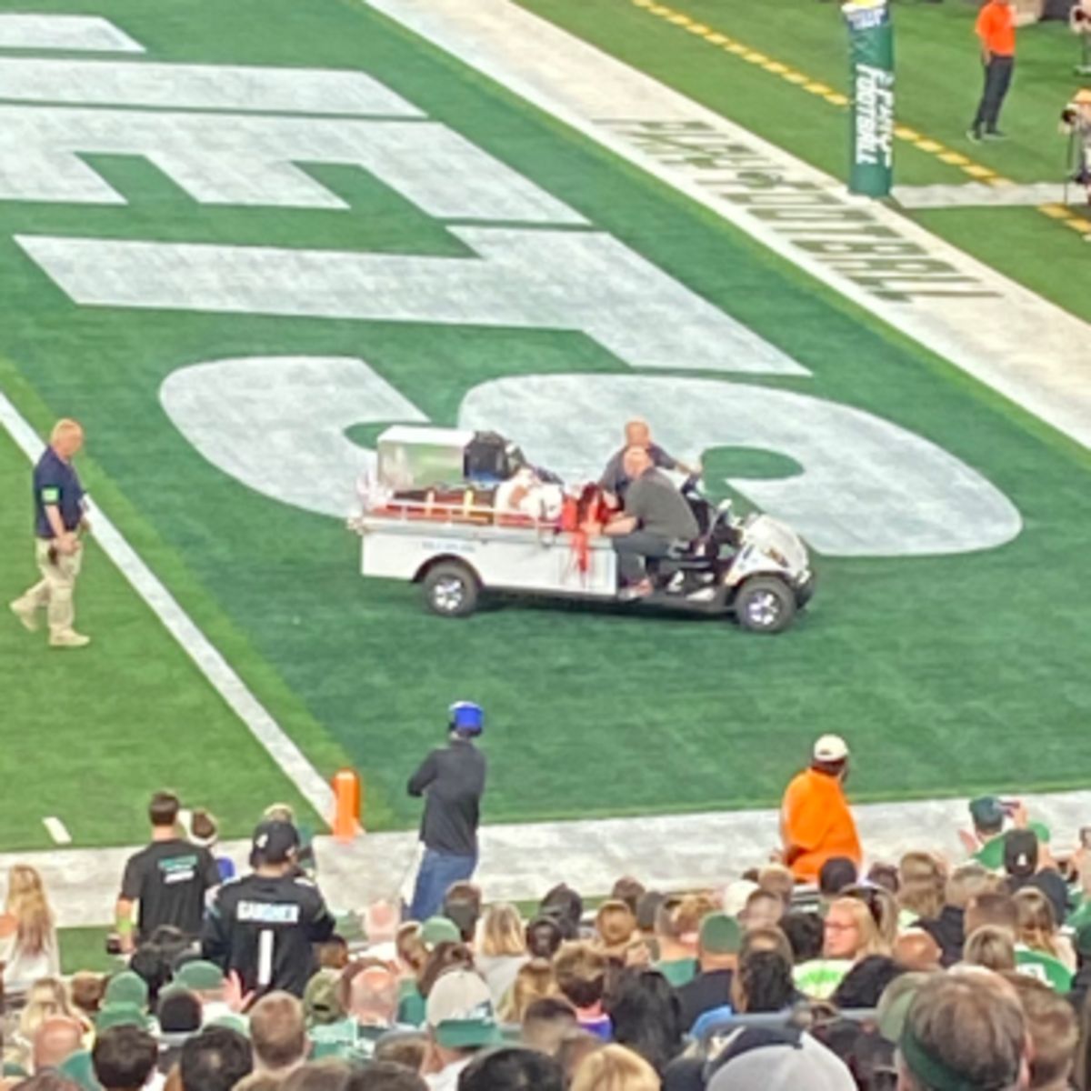 Buccaneers QB John Wolford carted off field after scary head injury (Video)