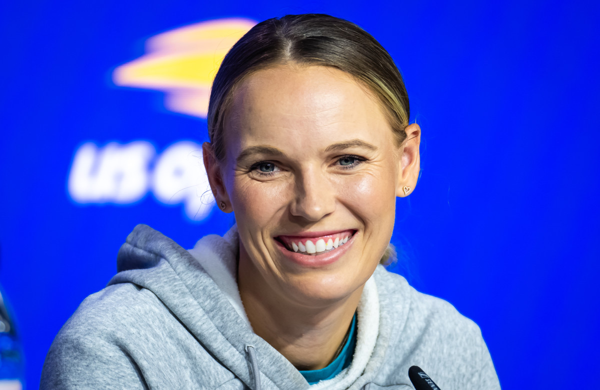 Caroline Wozniacki Turning Heads With Her Outfit At U.S. Open Tonight