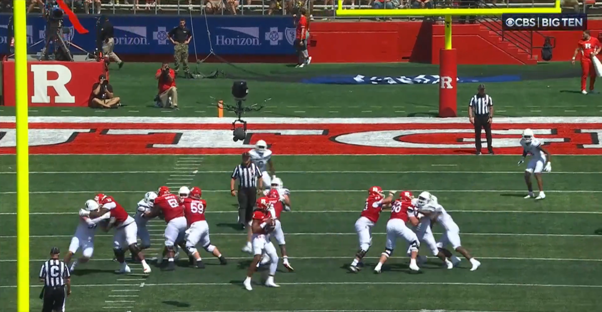 Rutgers Running Back Makes The Best Block Of Week 1 - The Spun