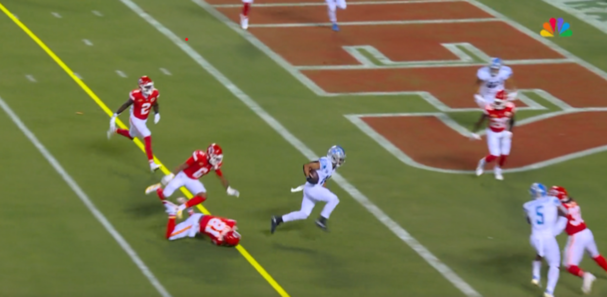 Lions Wide Receiver Amon-Ra St. Brown Scores 1st Touchdown Of 2023 ...