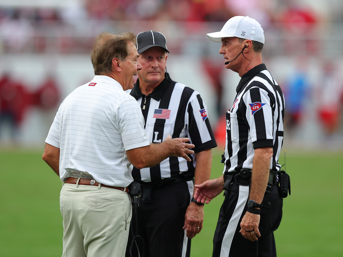 Fans Stunned By Officiating Mistake In Alabama vs. Ole Miss Game - The Spun