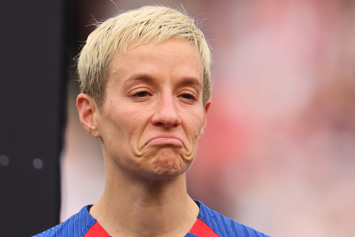 Megan Rapinoe in her final game for the U.S. women's national team.