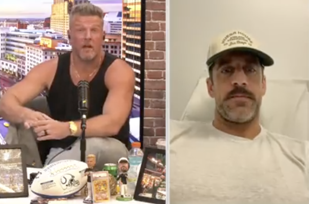 Aaron Rodgers' Pat McAfee Interview Draws Almost 500,000 Live