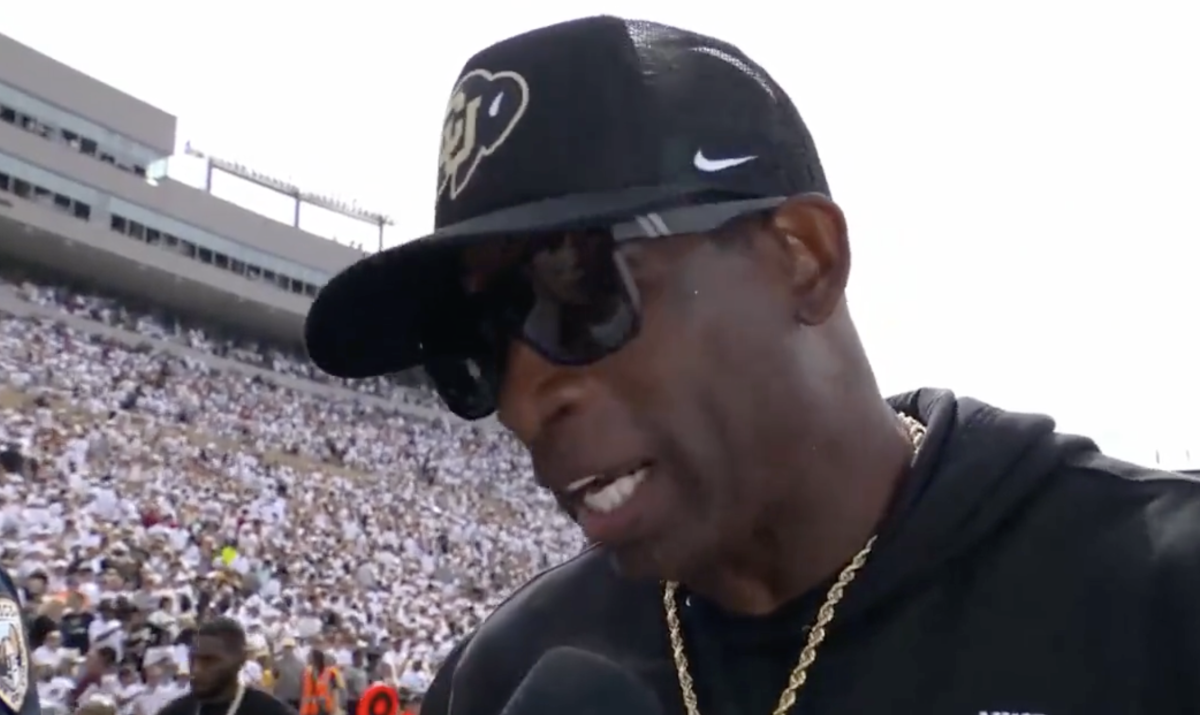 Deion Sanders Delivered Clear Message During Halftime Interview The Spun