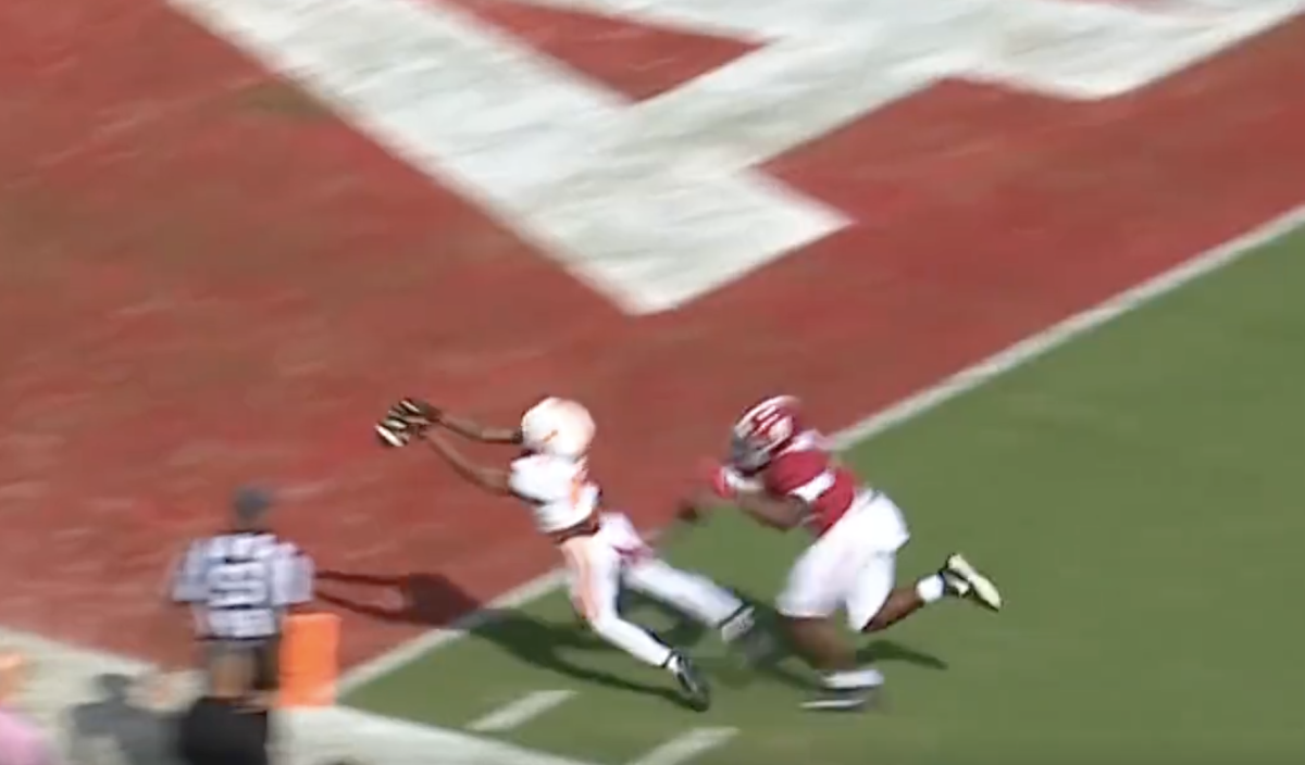 Tennessee Wide Receiver Made Insane Touchdown Catch Against Alabama ...