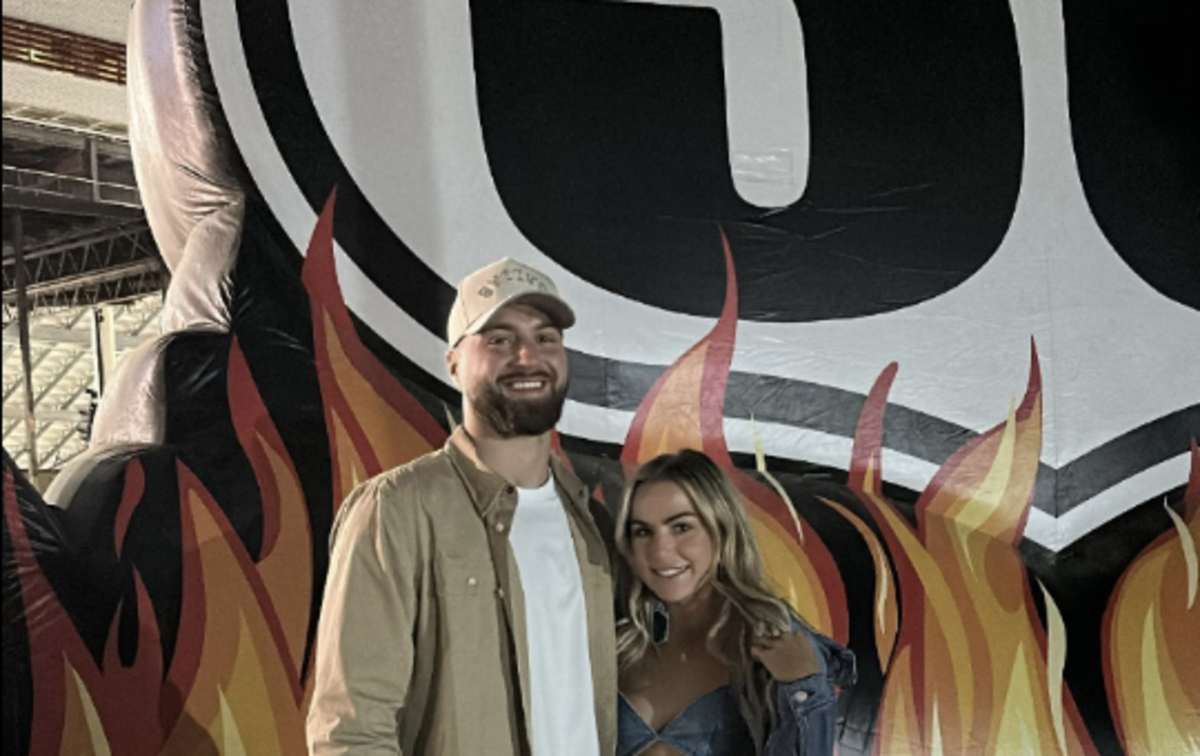 Haley cavinder shares sweet anniversary post for cowboys jake ferguson
