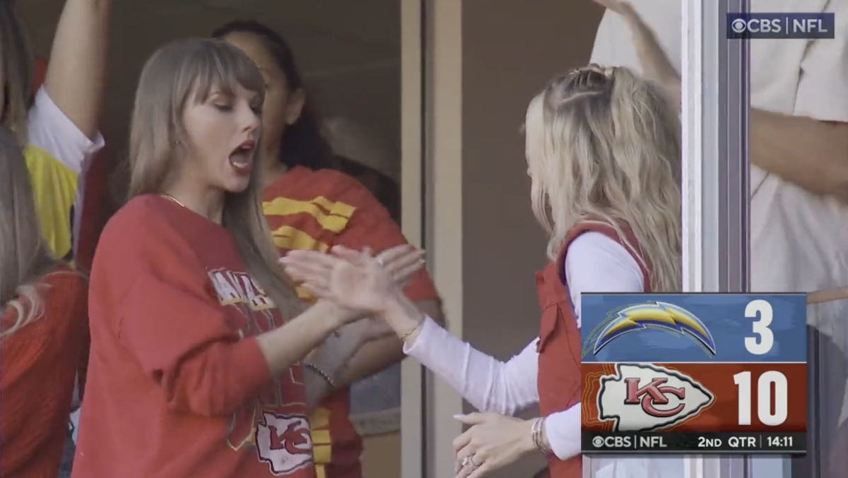 Video: Taylor Swift, Brittany Mahomes Have Their Own Special Handshake ...