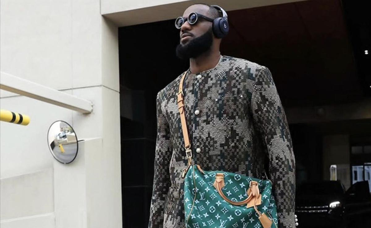 LeBron James Wears Louis Vuitton Outfit Worth Over 28k to L.A.