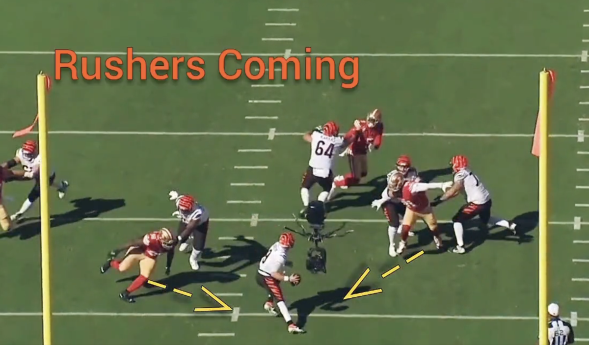 Joe Burrow Had One Of The Wildest Completions Of The Season Sunday