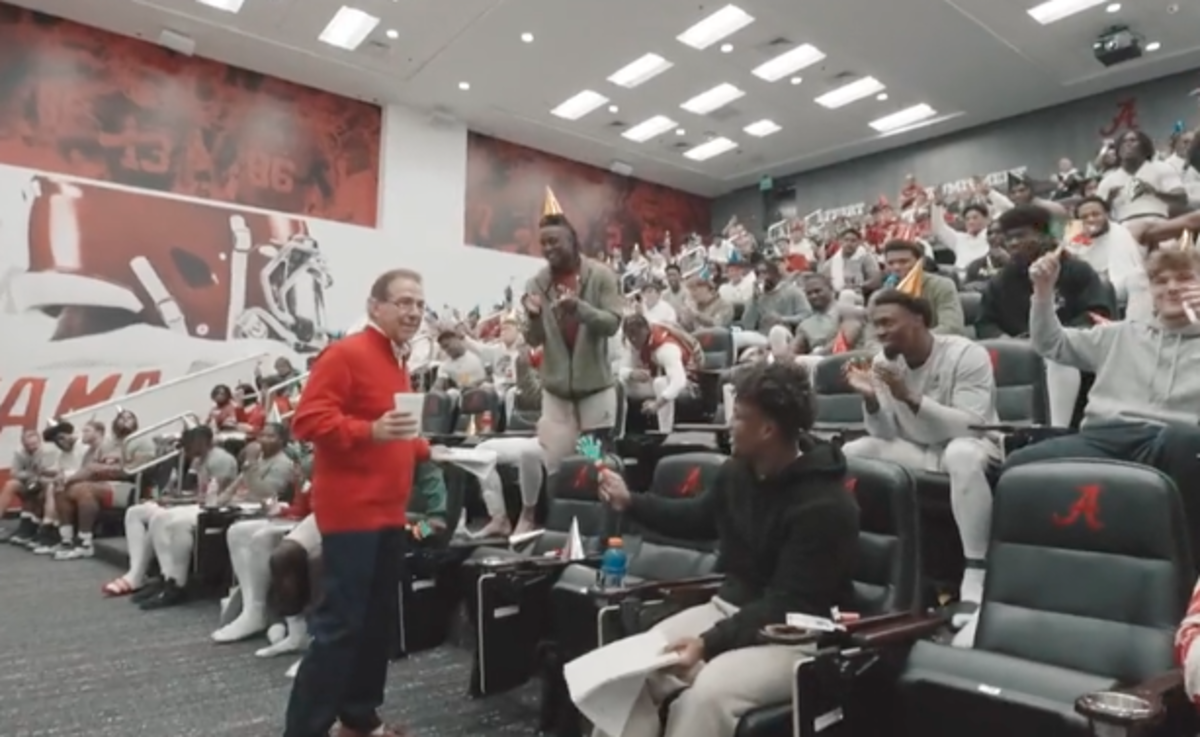 Video Of Nick Saban's 72nd Birthday Party Is Going Viral - The Spun