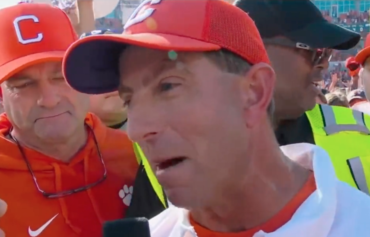 Dabo Swinney Sends Message To Clemson Critics Following Upset Win Over ...