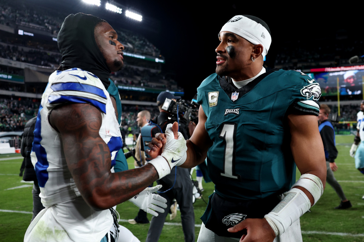 Jalen Hurts, CeeDee Lamb Trolled Texas After Cowboys-Eagles Game - The Spun