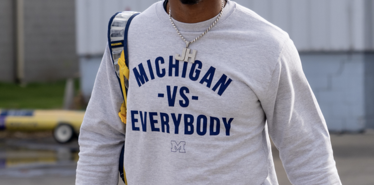 Michigan Players Wearing 'michigan Vs. Everybody' Shirts Today - The Spun