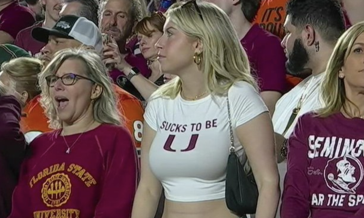 Mystery Fan Caught Everyone's Eye At Miami vs. Florida State Game The