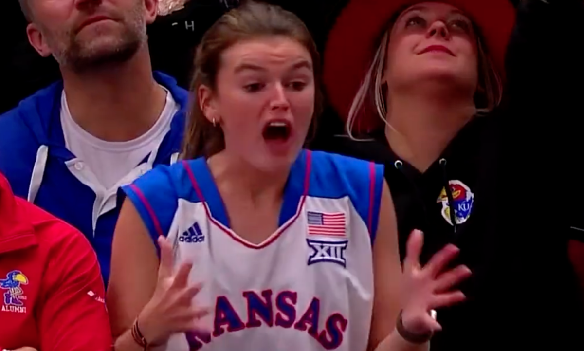 Kansas Basketball Fan Went Viral During Team's Game Against Kentucky