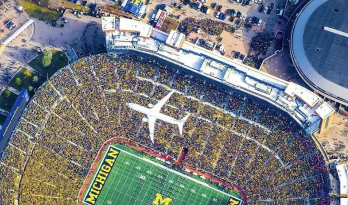 Michigan Secretly Trolled Everyone With Pregame Flyover On Saturday