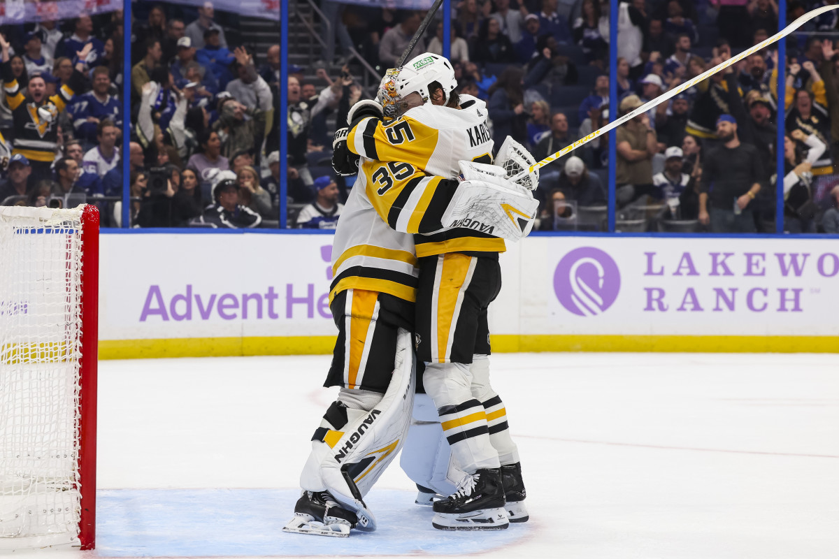 Pittsburgh Penguins Goalie Tristan Jarry Scored Goal On Thursday Night ...