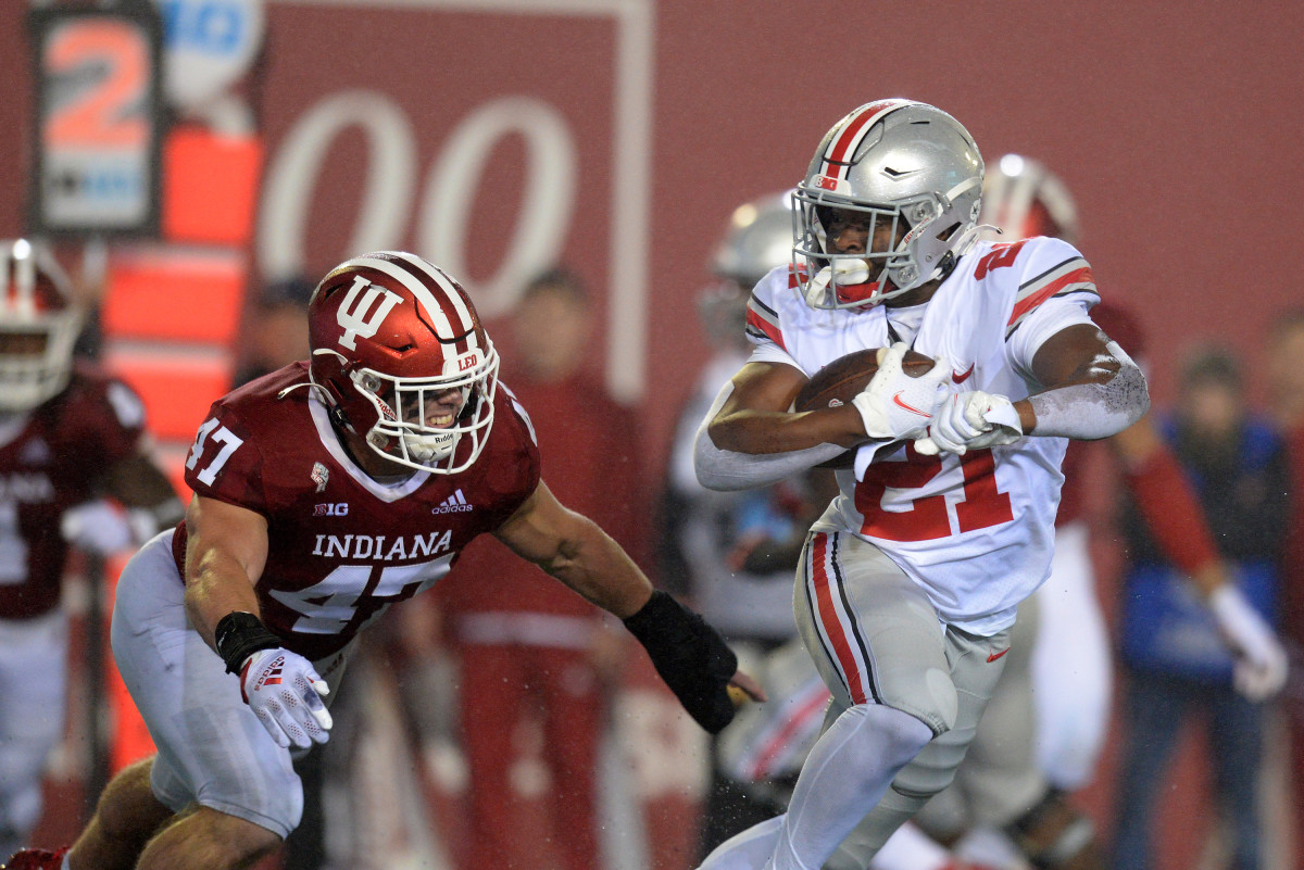 Ohio State football running back Chip Trayanum enters transfer portal