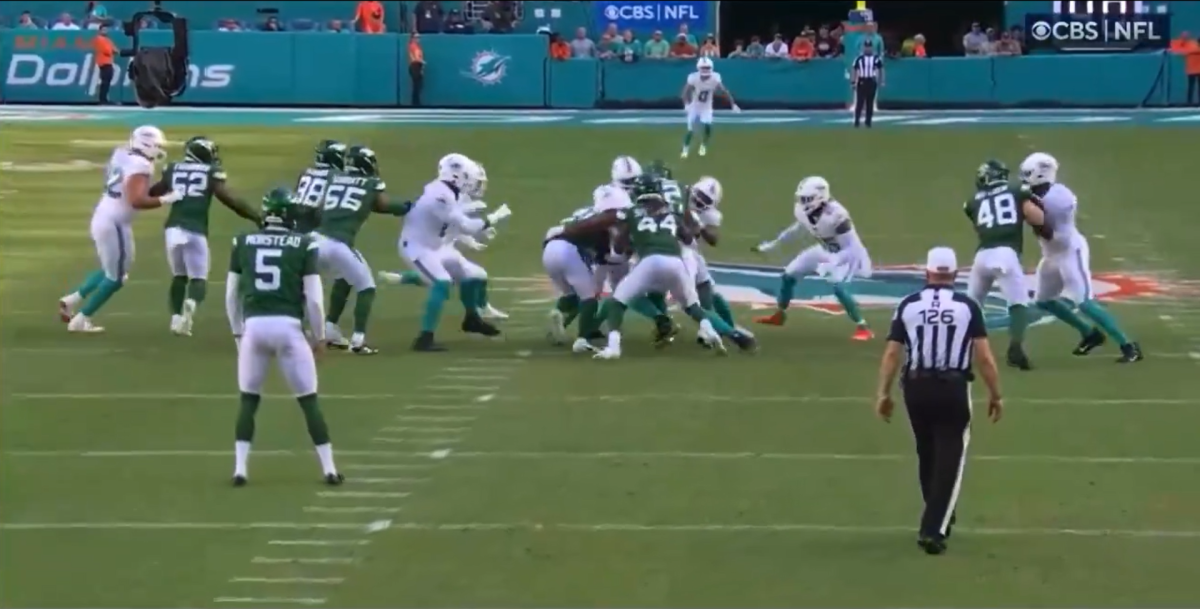 Video: Jets Run Embarrassing Fake Punt Attempt vs. Dolphins - The Spun