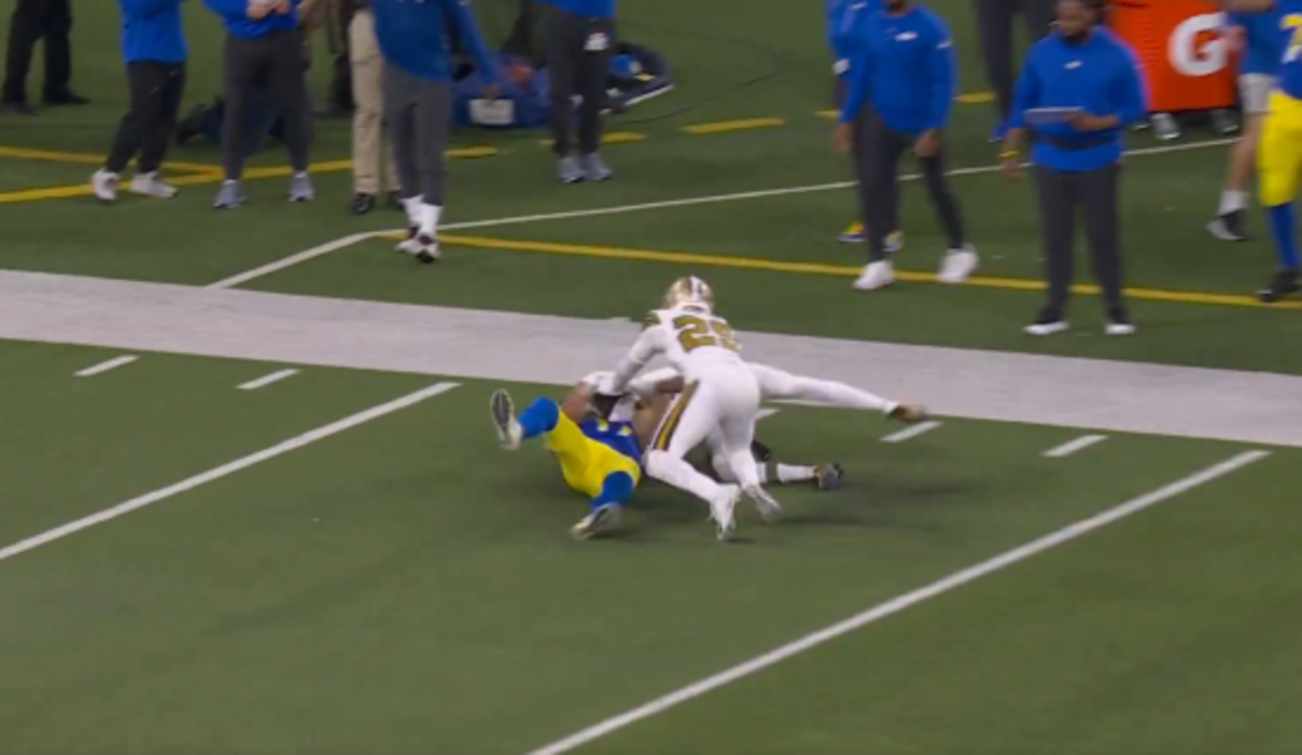 Rams Wide Receiver Puka Nacua Made Ridiculous Catch On Thursday Night ...