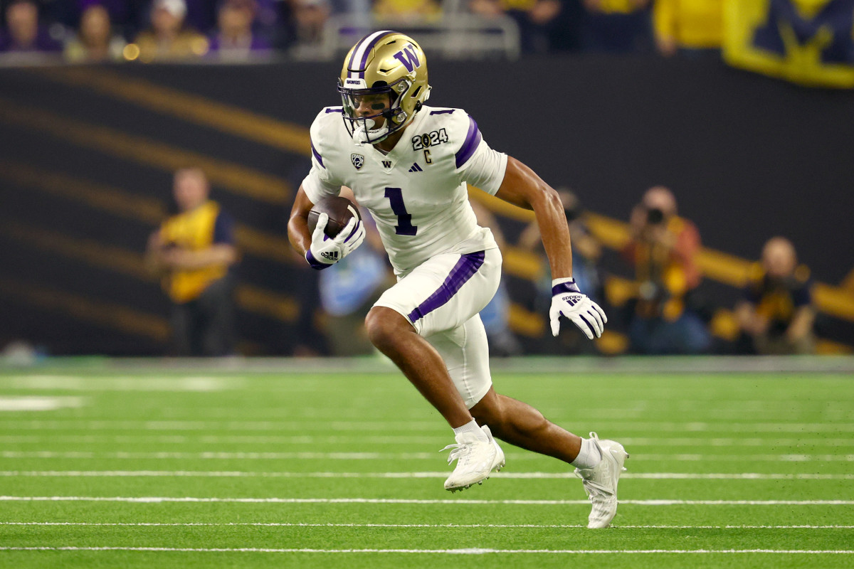 Washington Star Wide Receiver Rome Odunze Announces NFL Draft Decision