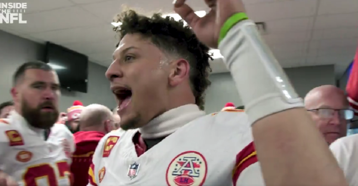 Video: Patrick Mahomes' Postgame Locker Room Speech Is Going Viral ...