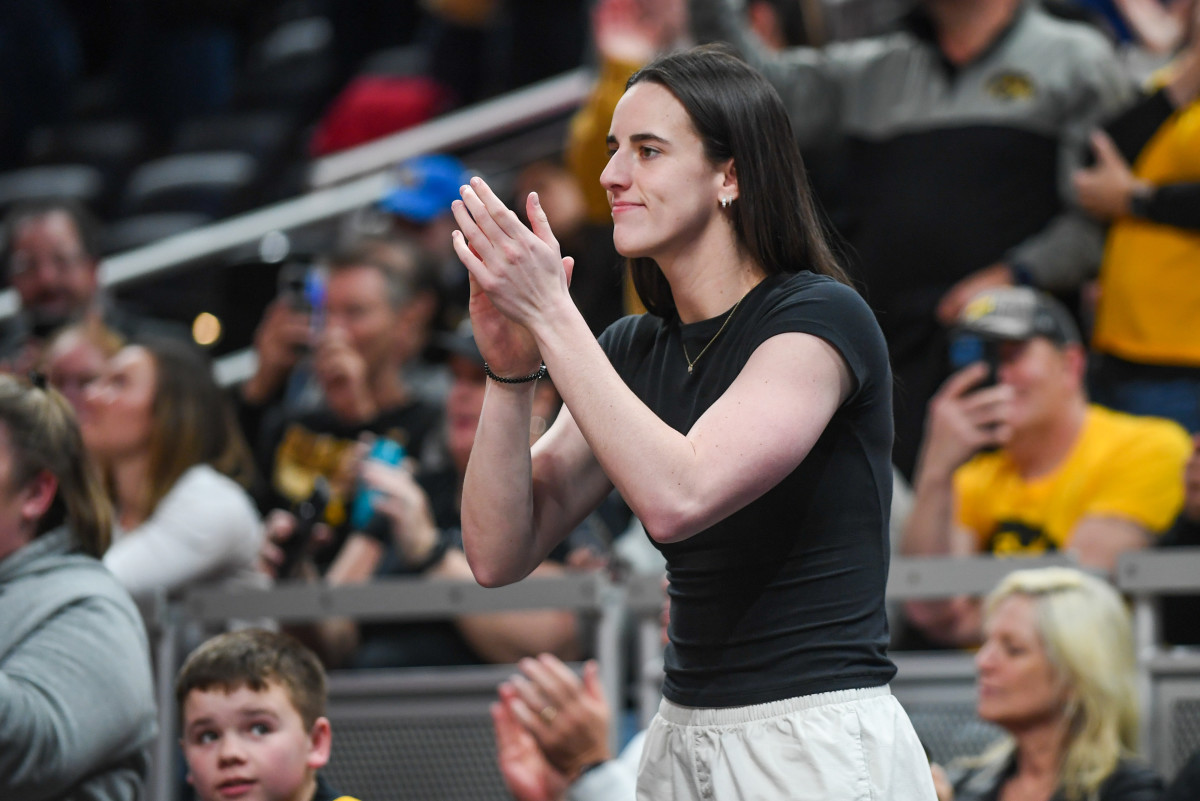 Caitlin Clark in Iowa.