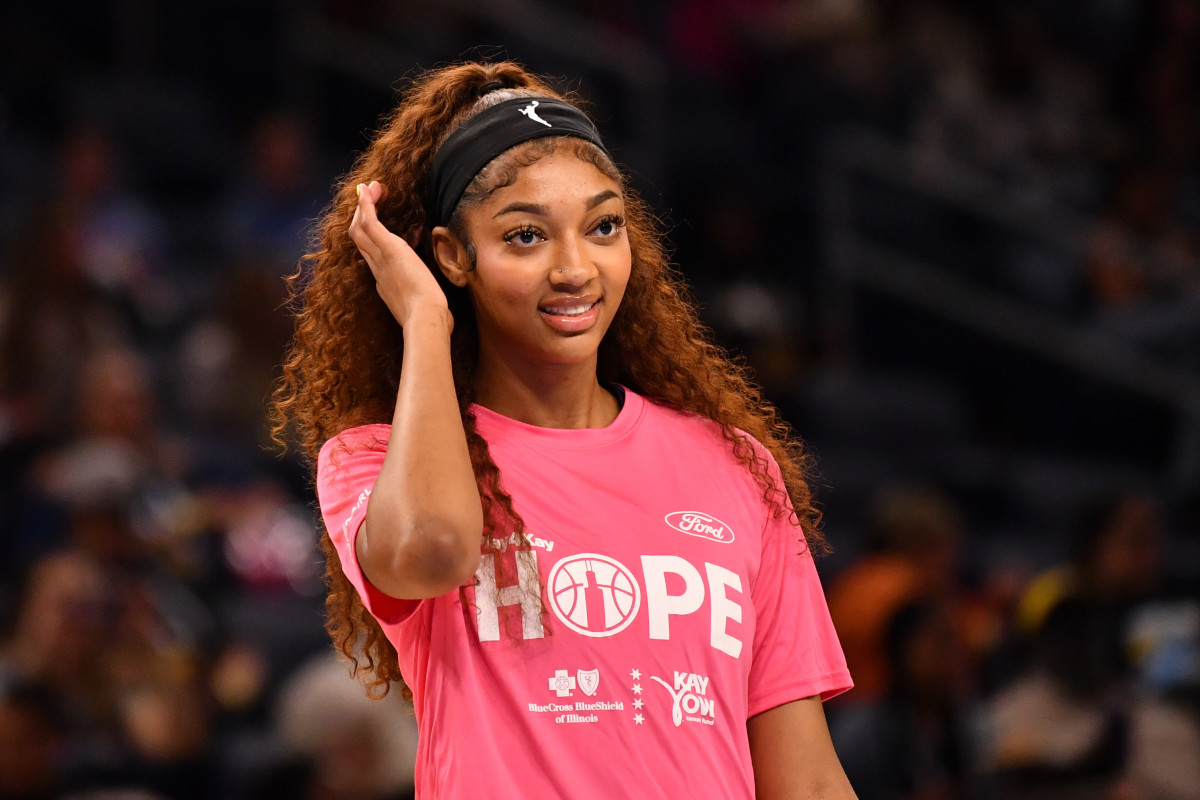 Chicago Sky forward Angel Reese.