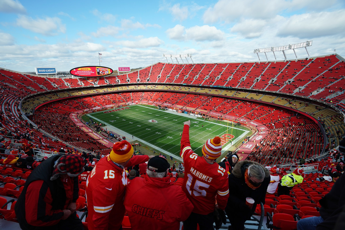 "We've Gotten To That Point" Chiefs See Mayor Make Massive Announcement About Future In City 2 Jan 17, 2021; Kansas City, Missouri, USA; General view as the Kansas City Chiefs play against the Cleveland Browns during the secondhalf in the AFC Divisional Round playoff game at Arrowhead Stadium. Mandatory Credit: Jay Biggerstaff-Imagn Images